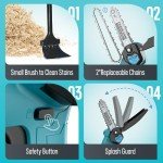 Small Cordless Chainsaw Set for Easy Pruning