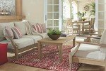 Coastal Eucalyptus Patio Sofa with Cushions