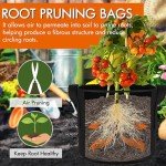 20-Pack 5 Gallon Fabric Grow Bags with Handles