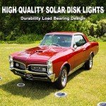 12-Pack Waterproof Solar Ground Landscape Lights