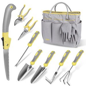 10-Piece Stainless Steel Garden Tool Set