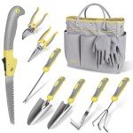 10-Piece Stainless Steel Garden Tool Set