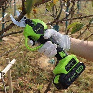 Battery-Powered Electric Pruning Shears for Gardening