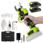 Battery-Powered Electric Pruning Shears for Gardening