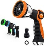 10-Mode Adjustable Spray Nozzle for Garden Hose