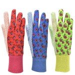 Soft Jersey Garden Gloves for Women - 3 Pairs