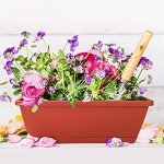 7-Pack 17-Inch Rectangular Window Box Planters