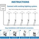 Sunvie 12-Pack Low Voltage LED Path Lights