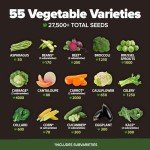 55 Heirloom Vegetable Seeds for Year-Round Gardening