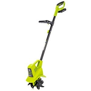 Earthwise 20V Cordless Electric Cultivator - Green