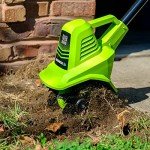 Earthwise 20V Cordless Electric Cultivator - Green