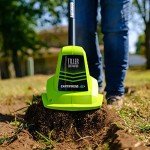 Earthwise 20V Cordless Electric Cultivator - Green