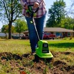 Earthwise 20V Cordless Electric Cultivator - Green