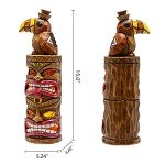 Yiosax Solar Woodpecker Tiki Garden Statue