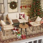 YITAHOME 4-Piece Wicker Patio Furniture Set