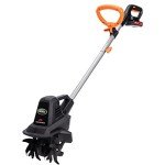 20-Volt Cordless Garden Tiller with Battery & Charger