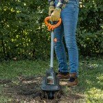 20-Volt Cordless Garden Tiller with Battery & Charger