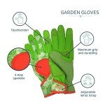 Digz Women's Touchscreen Gardening Gloves - Small