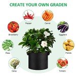 12-Pack 5 Gallon Non-Woven Grow Bags