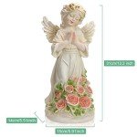 Solar Garden Angel Statue - Outdoor Patio Decor