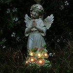 Solar Garden Angel Statue - Outdoor Patio Decor