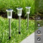 Solar LED Pathway Lights for Outdoors - 10 Pack