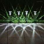 Solar LED Pathway Lights for Outdoors - 10 Pack