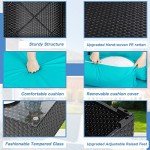 Shintenchi 7-Piece Outdoor Patio Sectional Sofa Set