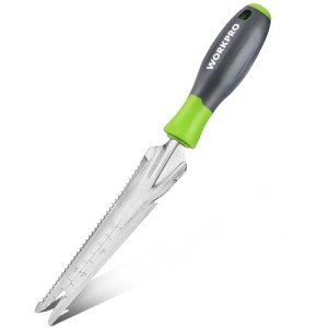 WORKPRO Garden Weeder with Plastic Handle, 30.5 cm