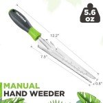 WORKPRO Garden Weeder with Plastic Handle, 30.5 cm