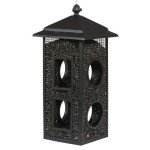 Perky-Pet Fly-Through Wild Bird Feeder - Black