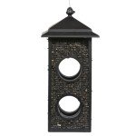 Perky-Pet Fly-Through Wild Bird Feeder - Black