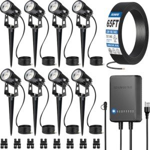 LED Landscape Lighting Kit with Transformer & Wire