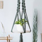 Modern Indoor Plastic Flower Pots - Set of 5