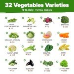 32 Heirloom Vegetable & Fruit Seed Collection