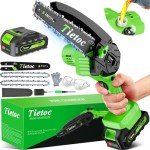 TIETOC 6-Inch Portable Cordless Chainsaw