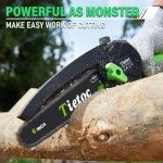 TIETOC 6-Inch Portable Cordless Chainsaw