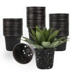 100 Pack Plastic Nursery Pots for Seed Starting