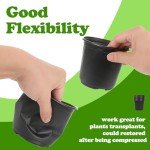 100 Pack Plastic Nursery Pots for Seed Starting