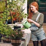 Set of 3 Flower-Shaped Plant Pots with Drainage