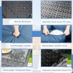 5-Piece Outdoor Patio Sectional Sofa Set