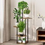 5-Tier Metal Plant Stand for Indoor and Outdoor