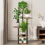 5-Tier Metal Plant Stand for Indoor and Outdoor