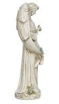 Angel with Two Birds Garden Statue, 20" H
