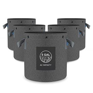 5-Pack Heavy Duty 5 Gallon Aeration Pots