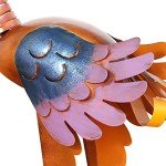 Metal Bird Statue for Garden or Patio Decor