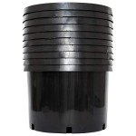 10 Gallon Plastic Planter Pots - 5 Pack