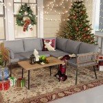 YITAHOME 4-Piece Outdoor Wicker Sofa Set