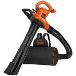 BLACK+DECKER 3-in-1 Electric Leaf Blower and Vacuum