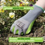 6 Pairs Eco Latex Garden Gloves for Work